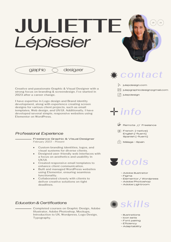 Curriculum - Julep Graphic Design