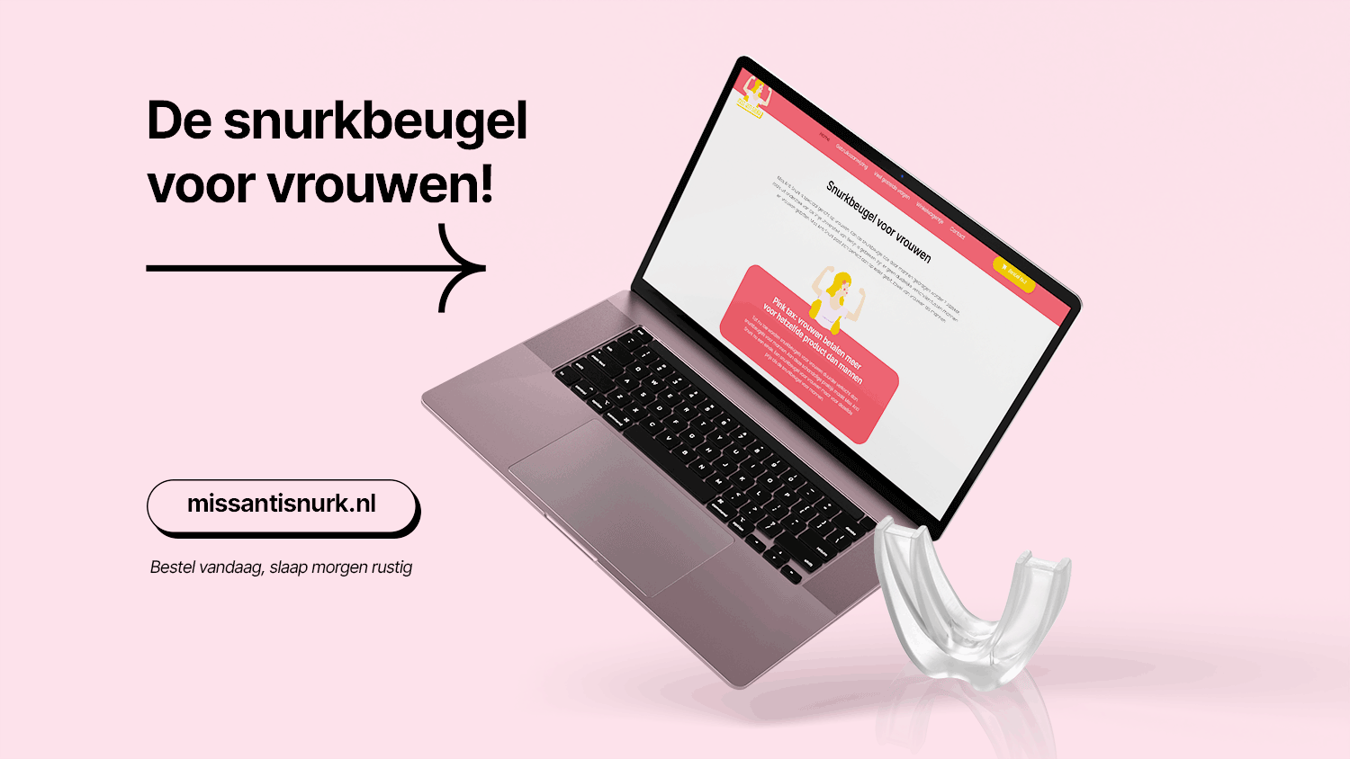 Miss Anti Snurk - Webdesign - Mockup