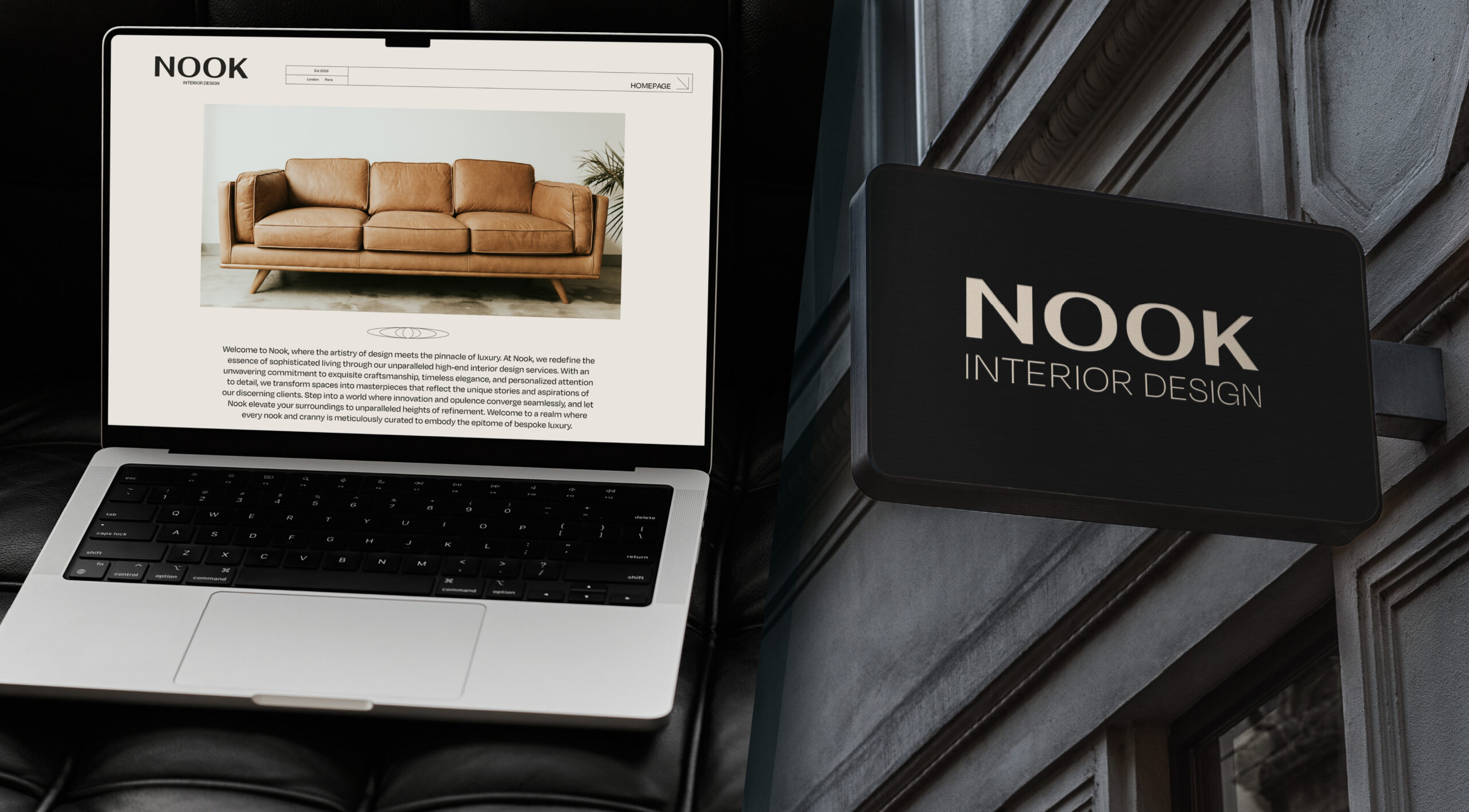 Nook - Mockup - Branding - Logo