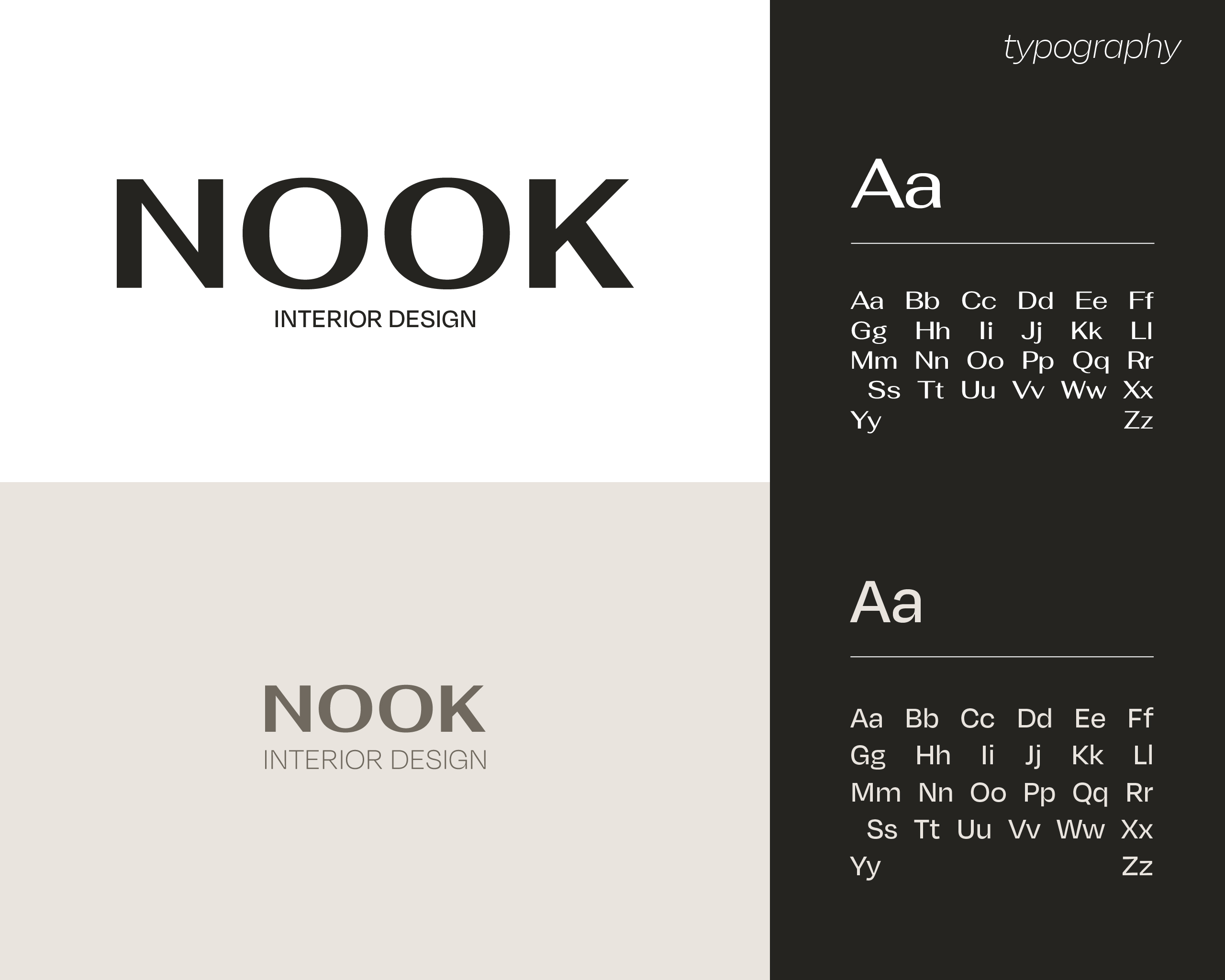 Nook - Logo - Branding- Typography